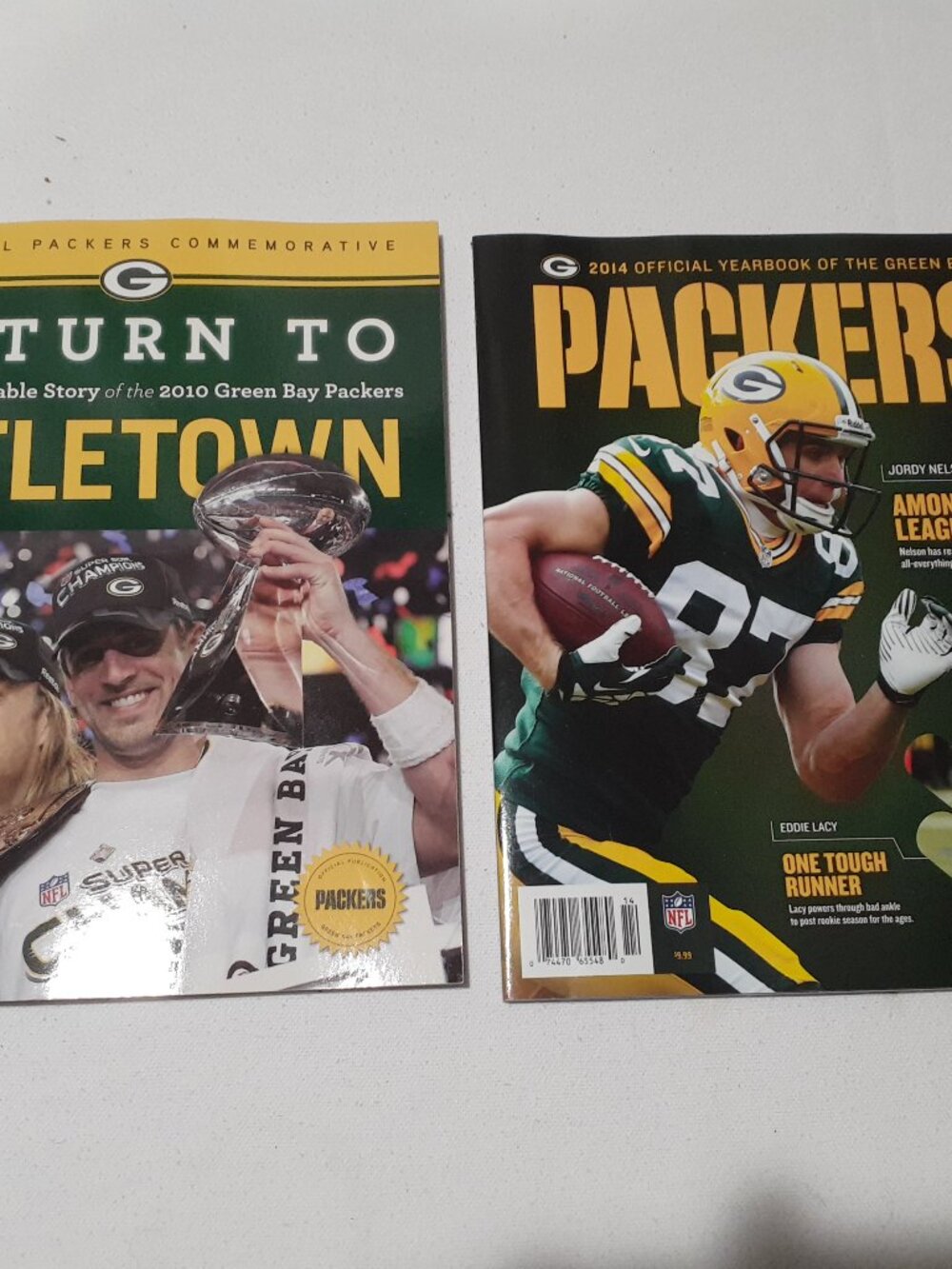 Green Bay Packers 2010 Return to Titletown, 2014 yearbook NFL